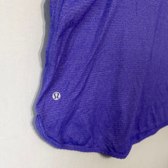Lululemon Womens Racerback Tank Top Size 10 Purple Yoga Workout Fitness Gym - Picture 6 of 6